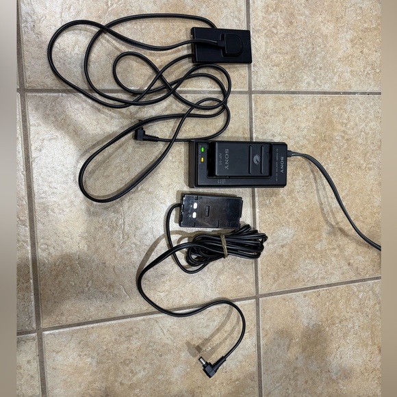 Sony Other - Sony DK-80 Battery Eliminator x2 DC Coupler Connectin Cable Adapter Charger Port